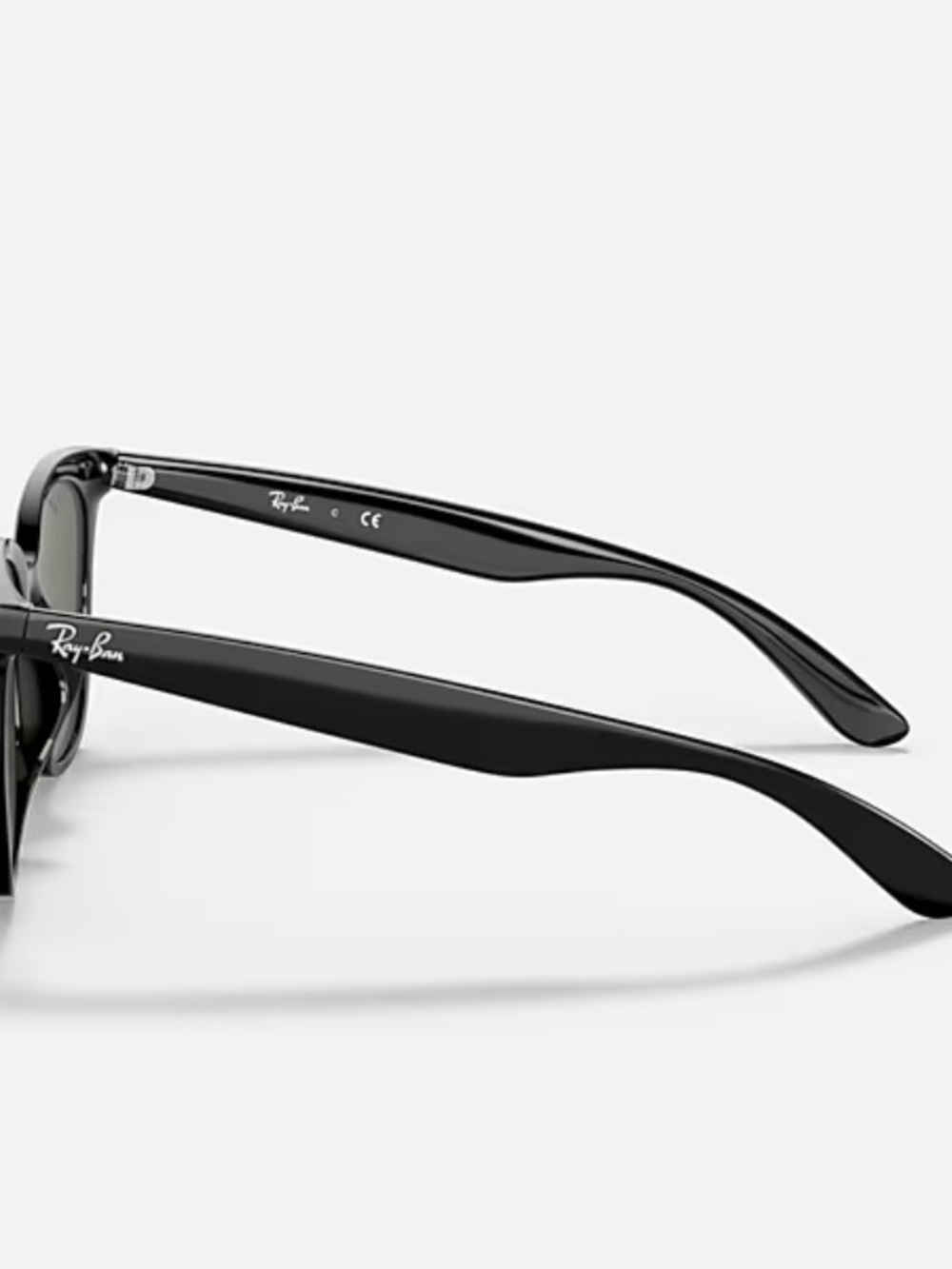 Ray-Ban Black Sunglasses with Gray Case Interior - Picture 7 of 9
